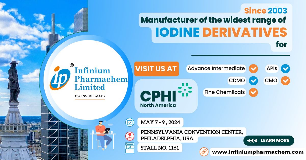 Infinium Pharmachem Limited exhibit at CPHI North America