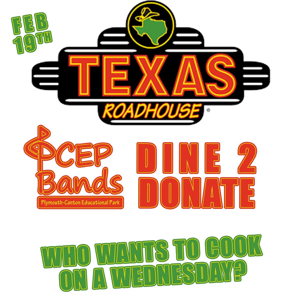  Texas Roadhouse Dine 2 Donate - Feb 19, 2025