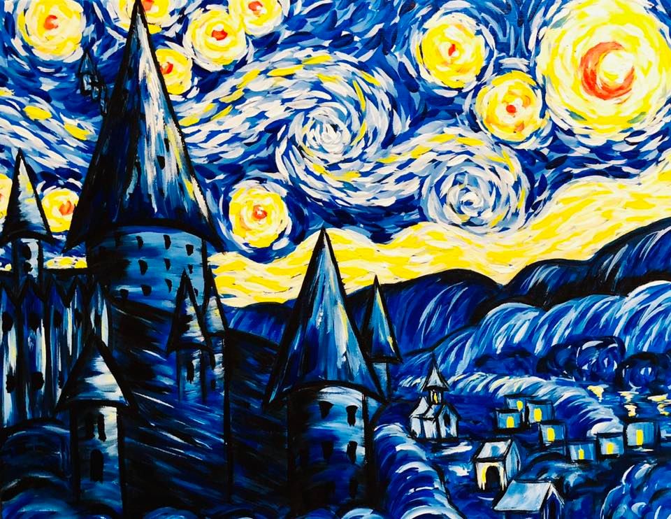 Kids Magical Starry Night Paint Party