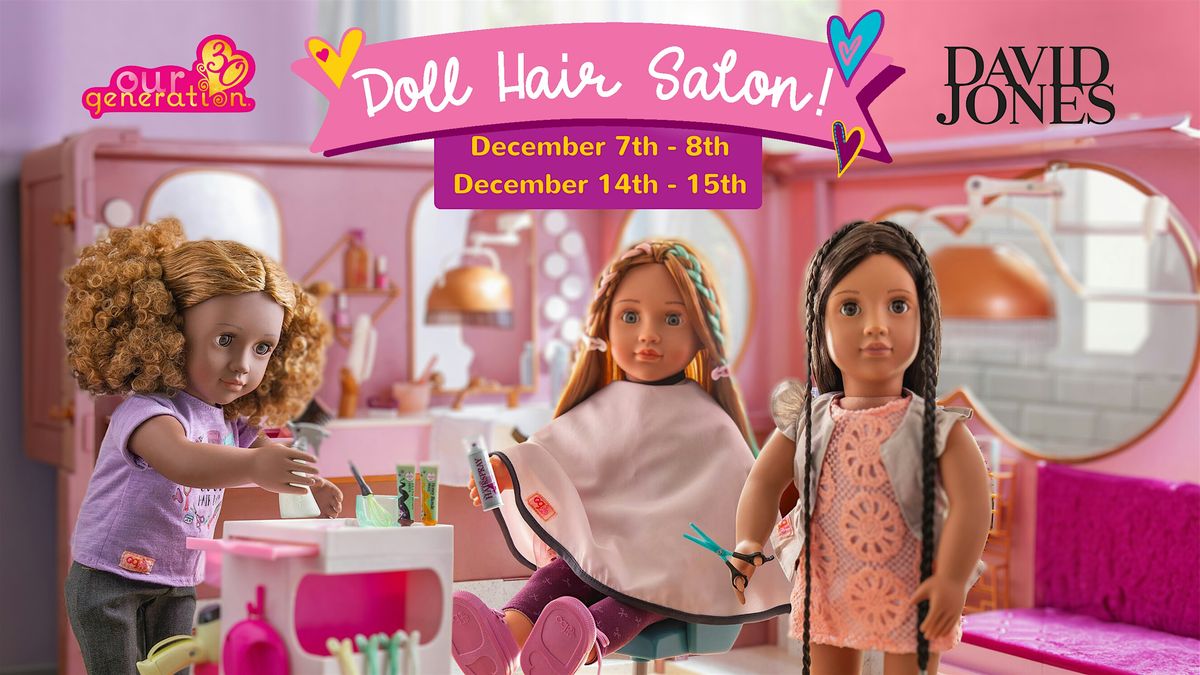 Glitz 'n' Gram by Our Generation: Doll Hair Salon Event