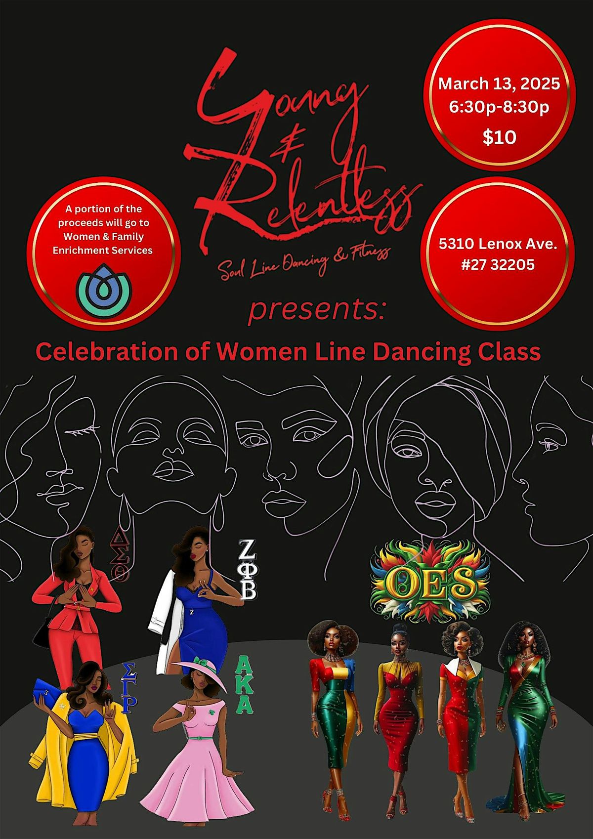 Young & Relentless Presents: Celebration of Women Line Dancing Class