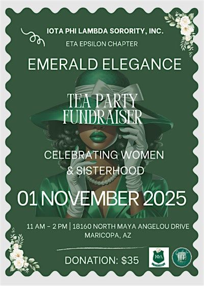 Eta Epsilon Chapter Emerald Elegance Tea Party Fundraiser