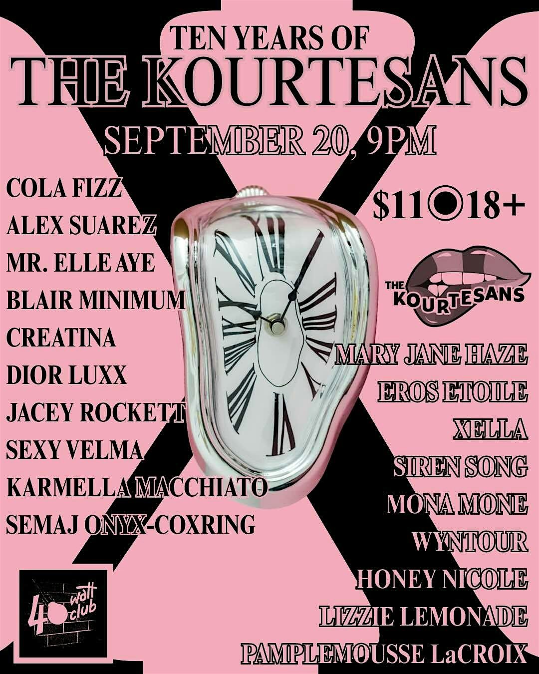 The Kourtesans  - 10th Anniversary Show
