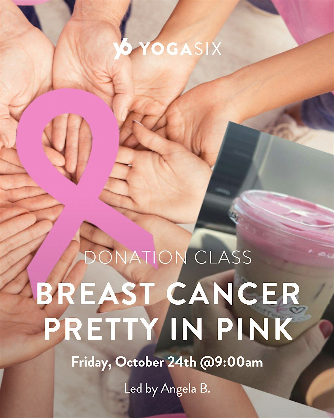 Breast Cancer Pretty in Pink Yoga Class