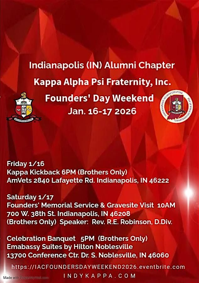 IAC Kappa Alpha Psi Fraternity, Inc. 2026 Founders' Day