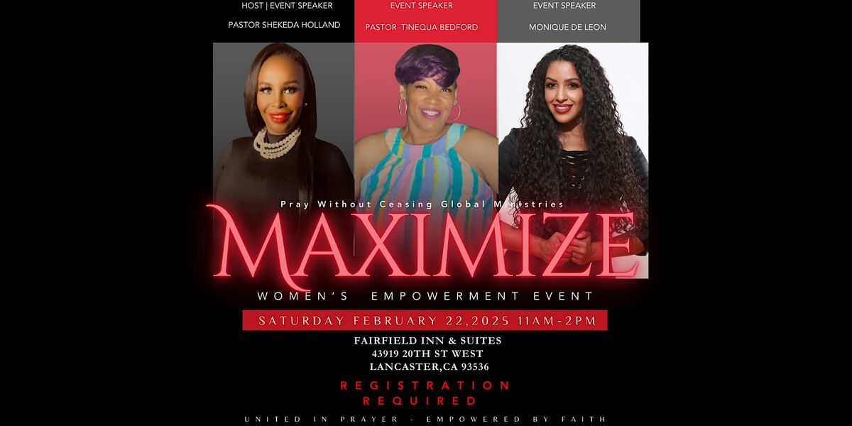 Maximize Women's Empowerment Event