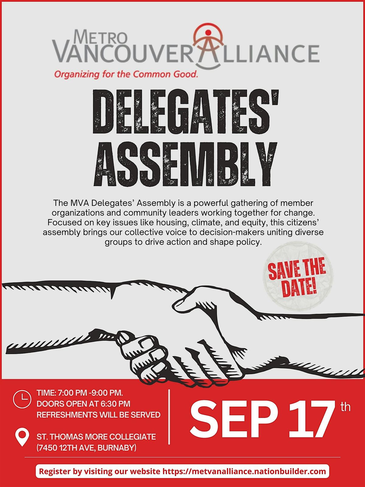 Metro Vancouver Alliance Delegates\u2019 Assembly