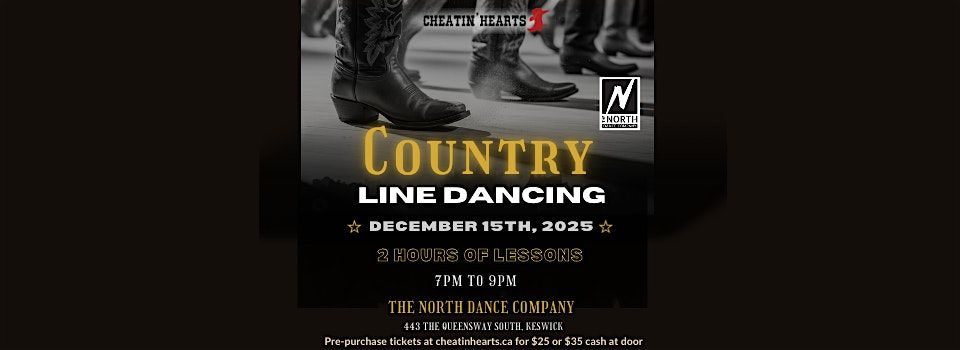 Copy of Country Night - Line Dancing Lessons - The North Dance Company