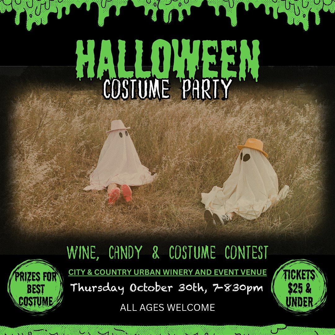 Hallowe'en Candy & Wine Pairing with Costume Contest!