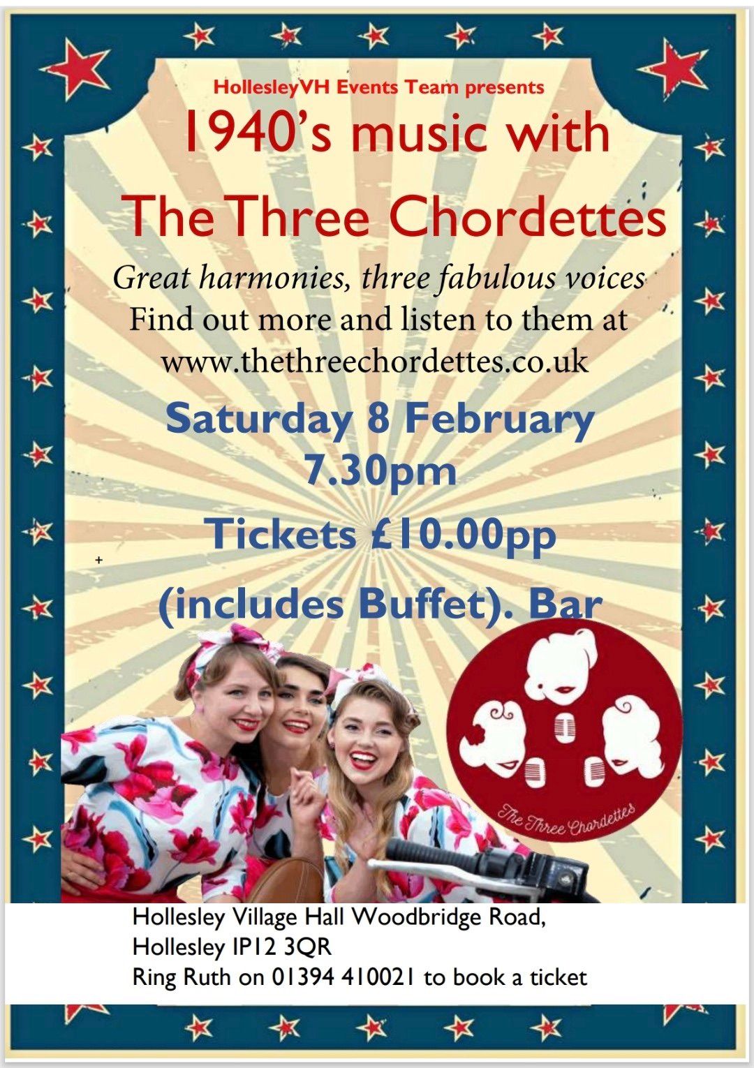 An evening with The Three Chordettes