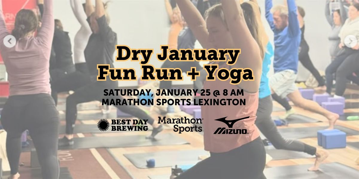 Dry January Fun Run + Yoga Session