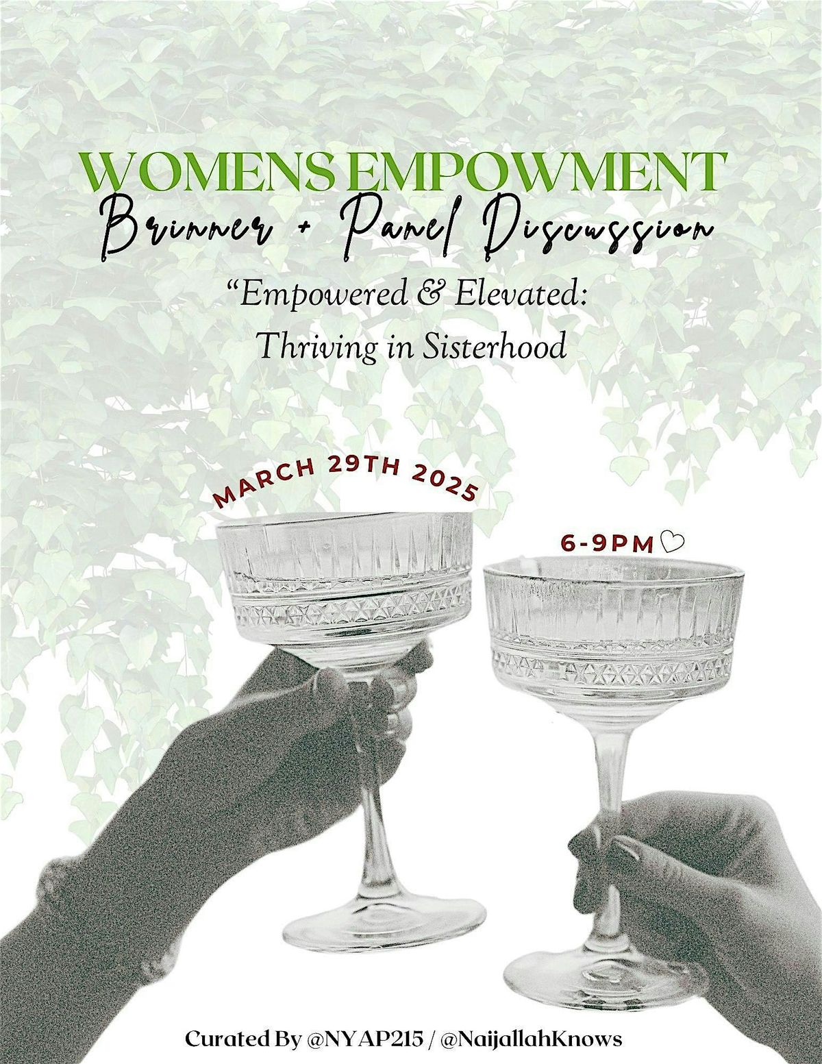 NYAP Women\u2019s Empowerment Social