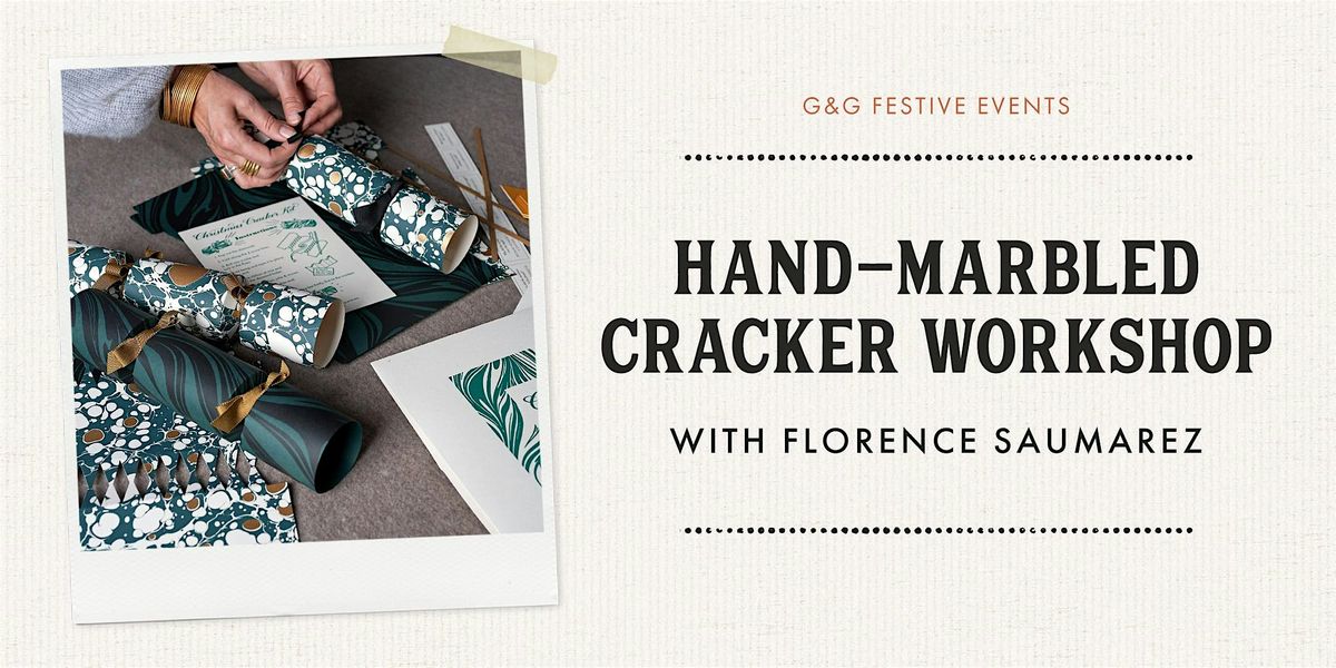 Make Your Own Box of Hand-Marbled Crackers