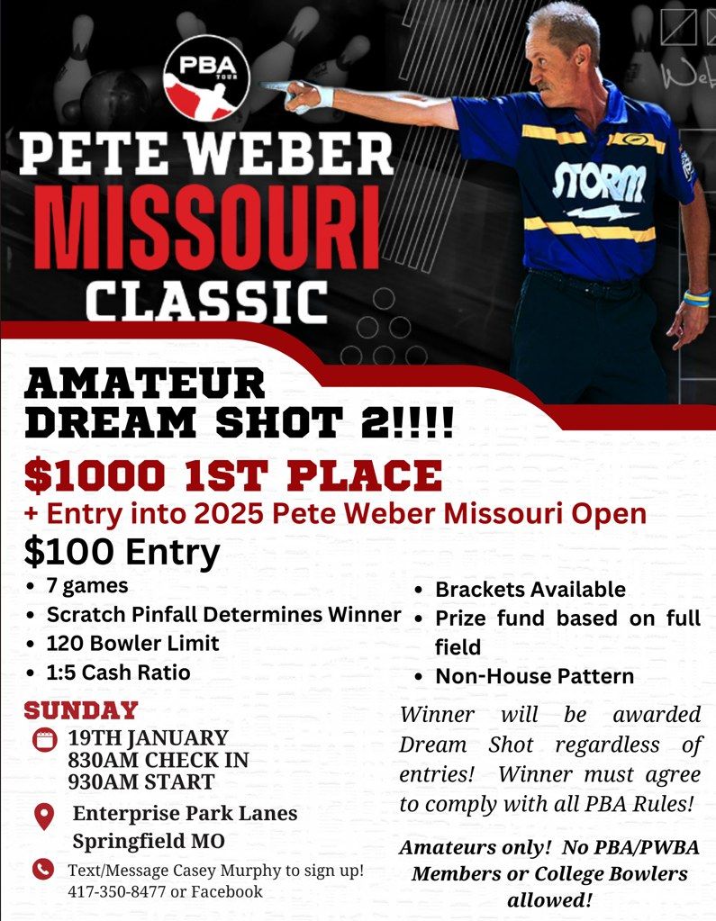 Pete Weber Missouri Classic Amateur Dream Shot 2