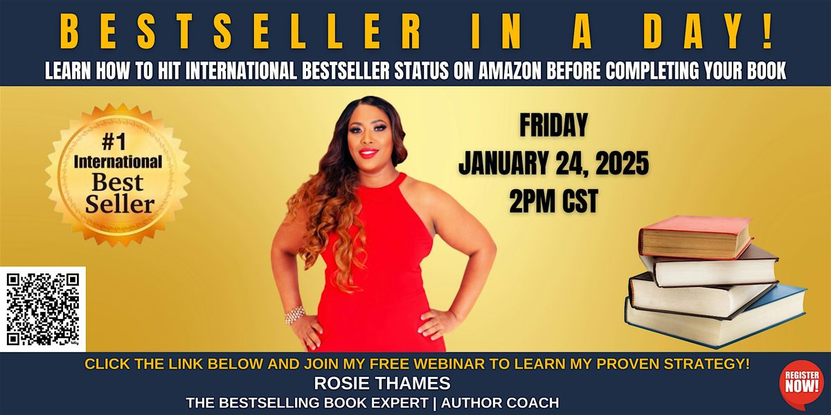 Bestsellers In A Day FREE Webinar