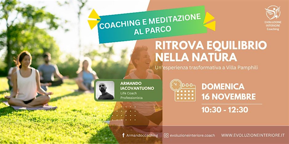 Rigenera mente e corpo: meditazione e coaching umanistico - Villa Pamphili