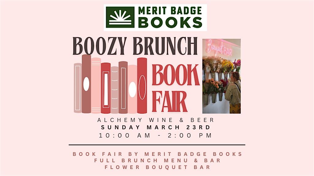 Spring Boozy Brunch Book Fair