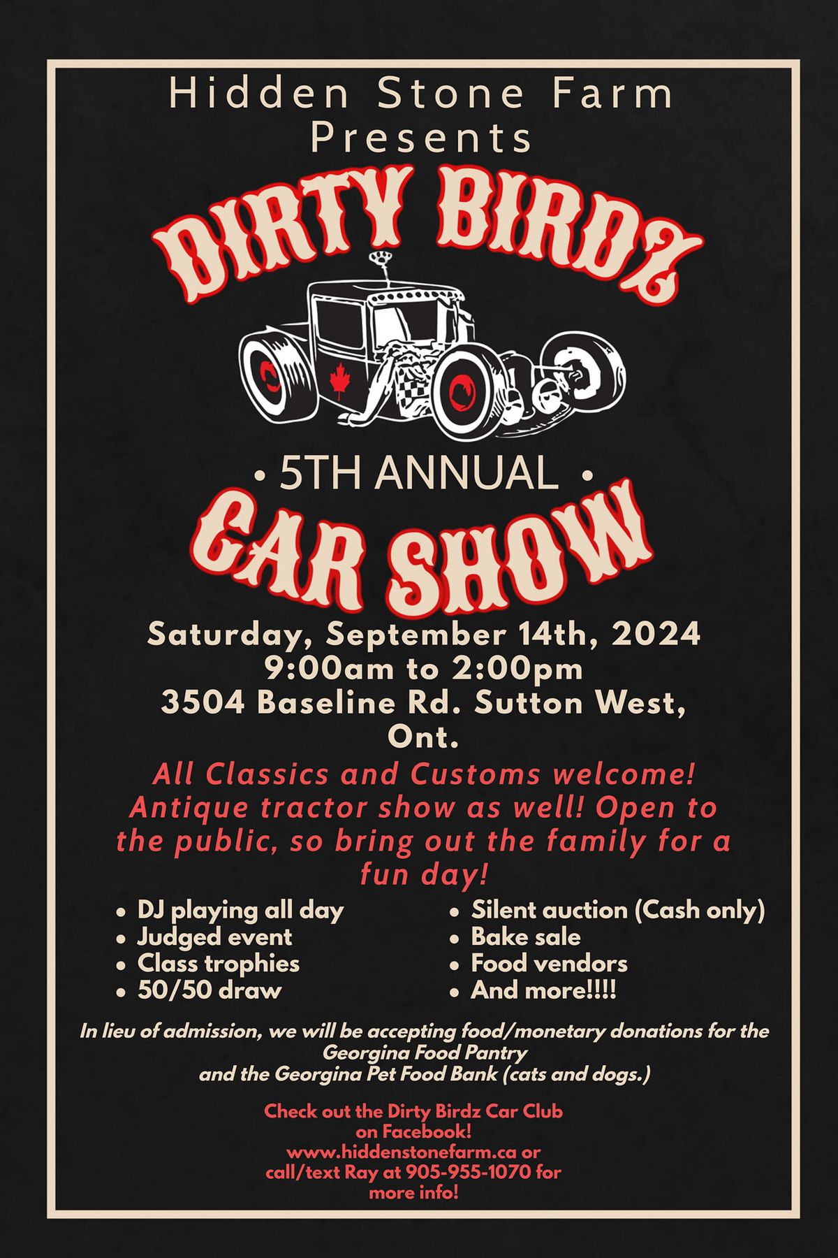 Dirty Birdz 5th Annual Car Show