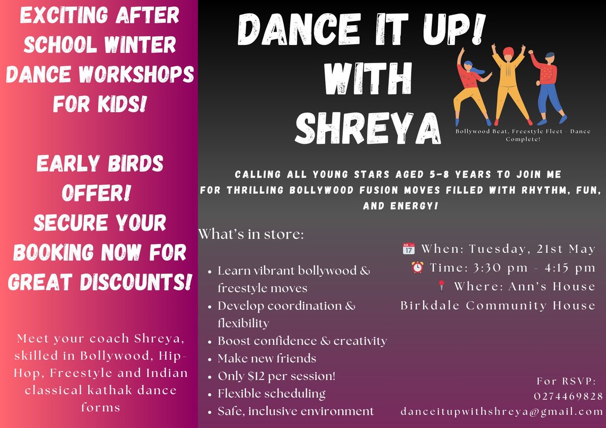 Dance it up with Shreya!