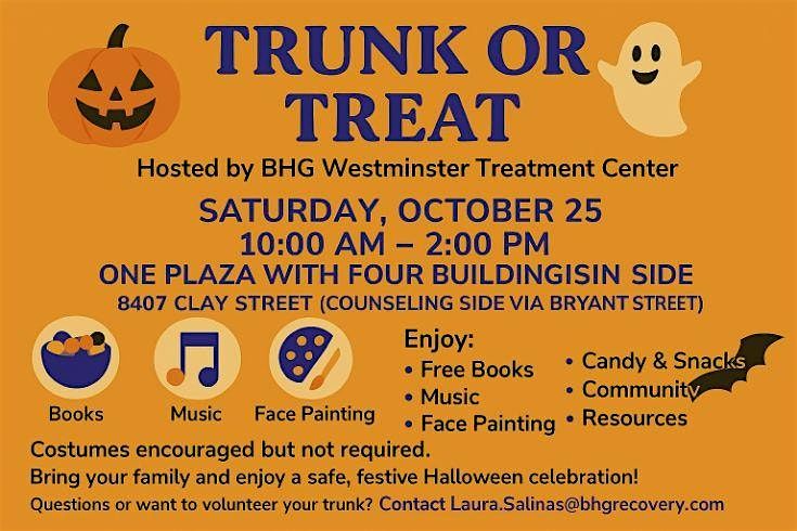 Trunk-or-Treat for Recovery!