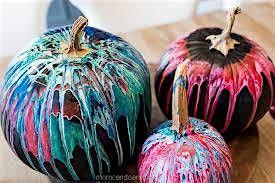 Pumpkin Pour Painting