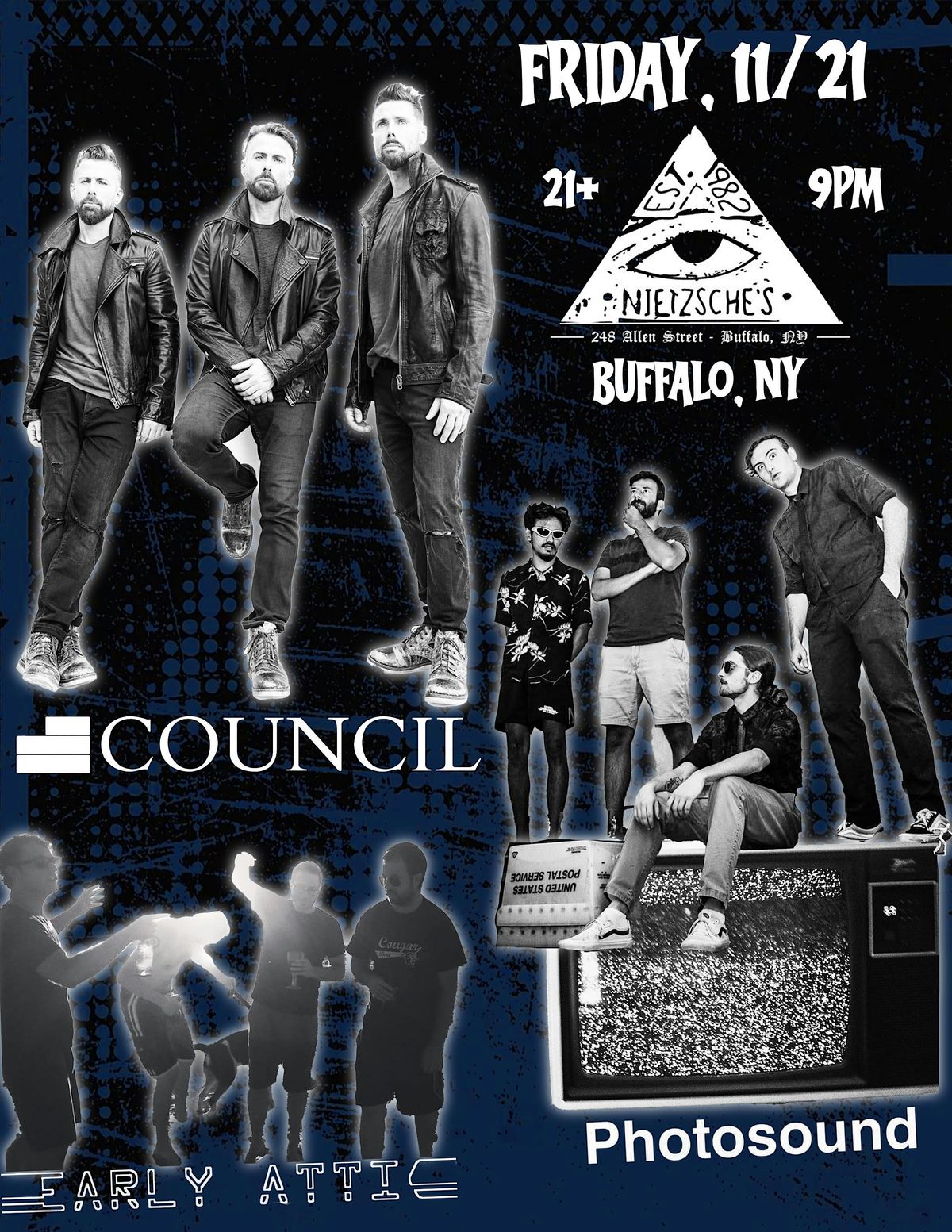 Council, Early Attic, & Photosound @ Nietzsche's - 11.21.2025