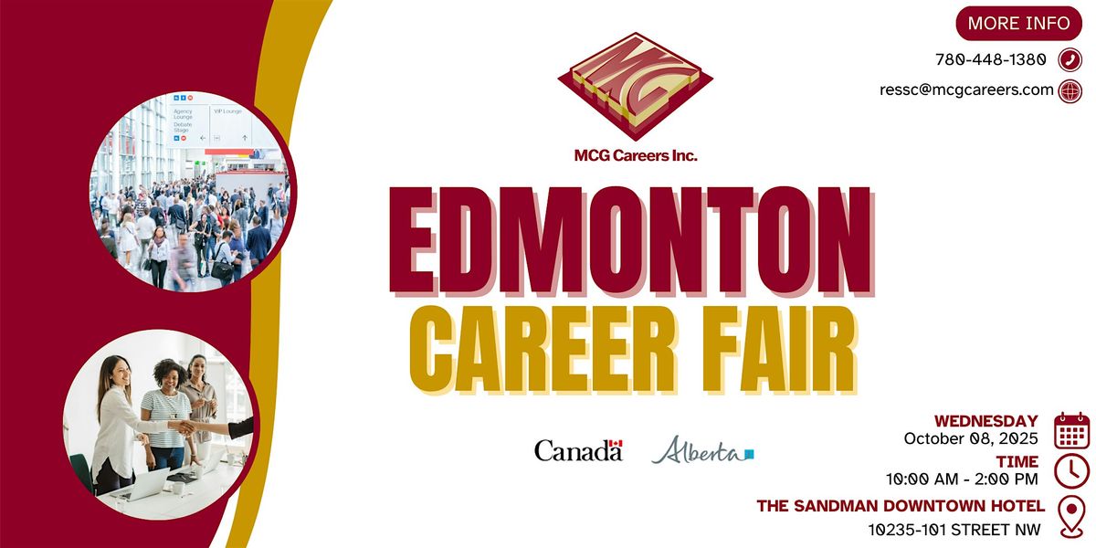 MCG Careers Edmonton Career Fair