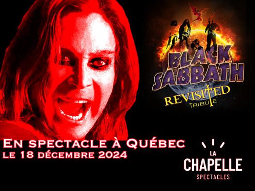 SABBATH REVISITED \/ Black Sabbath Tribute \u00e0 La Chapelle Spectacles