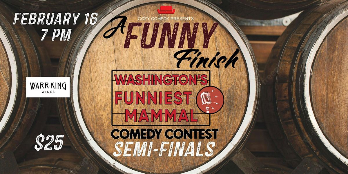 A Funny Finish: Washington's Funniest Mammal Finals!