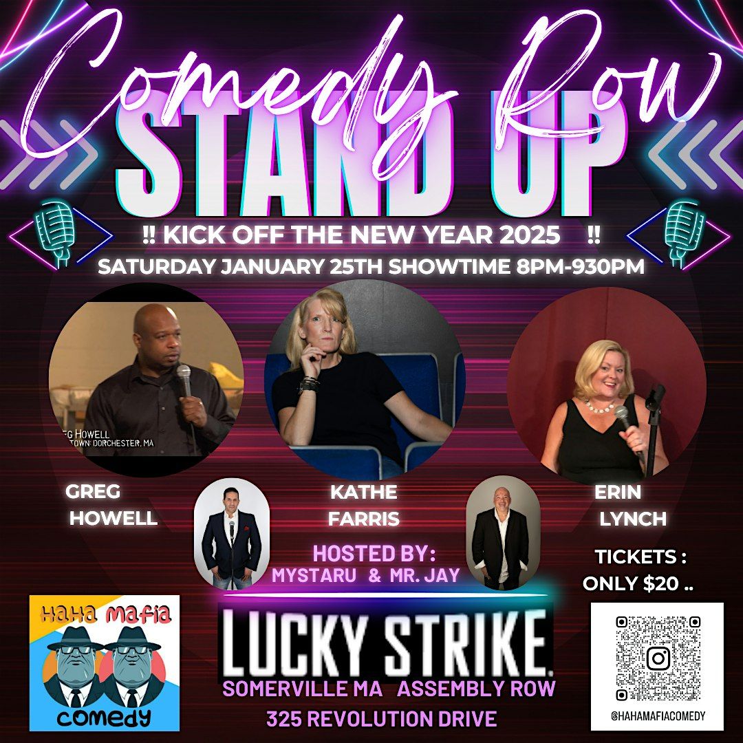 "COMEDY ROW" Live Stand Up Comedy Experience  Saturday January 25th