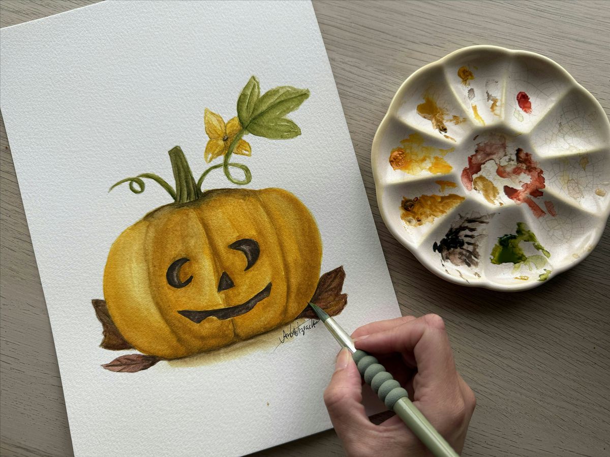 Halloween Edition - Botanical Watercolour for Beginners