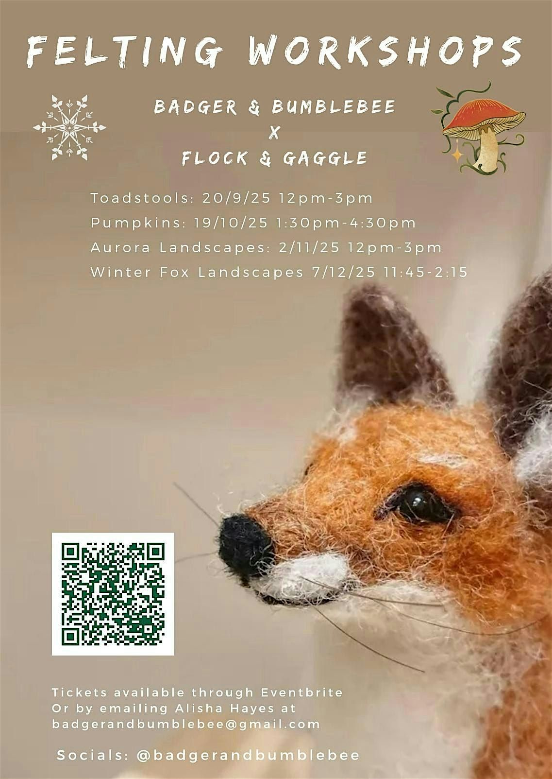 Needle Felting Aurora Landscapes