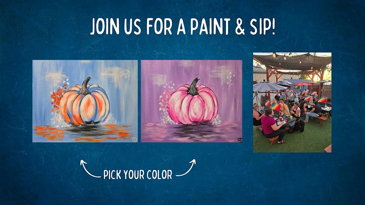 Paint & Sip - Color Splash Pumpkin - at Something Brewery!