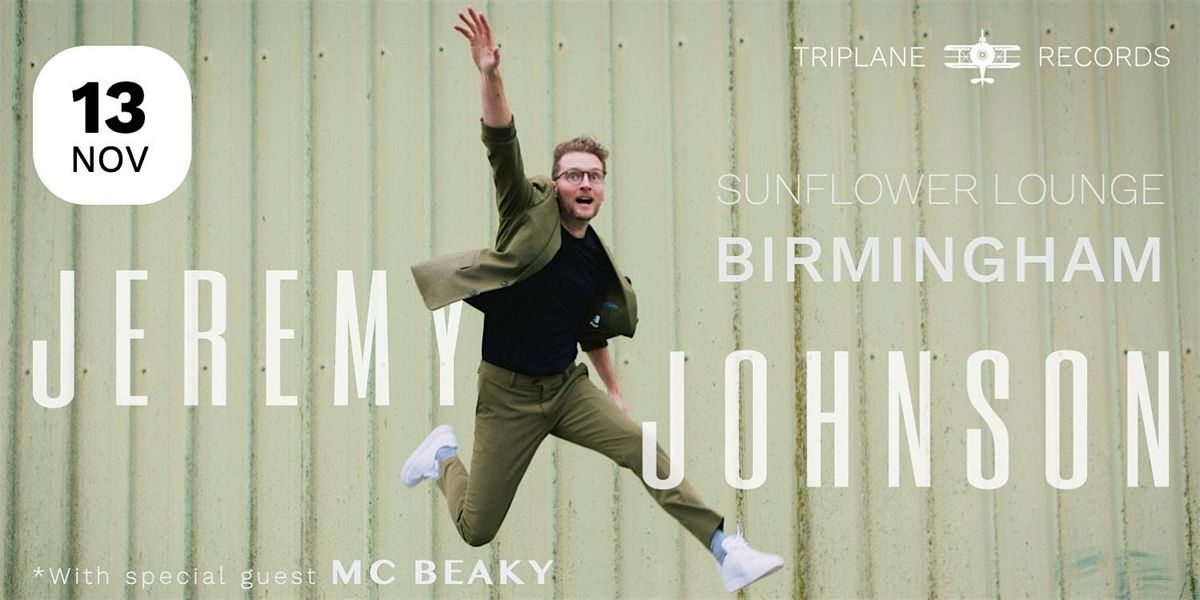 Jeremy Johnson | Sunflower Lounge, Birmingham