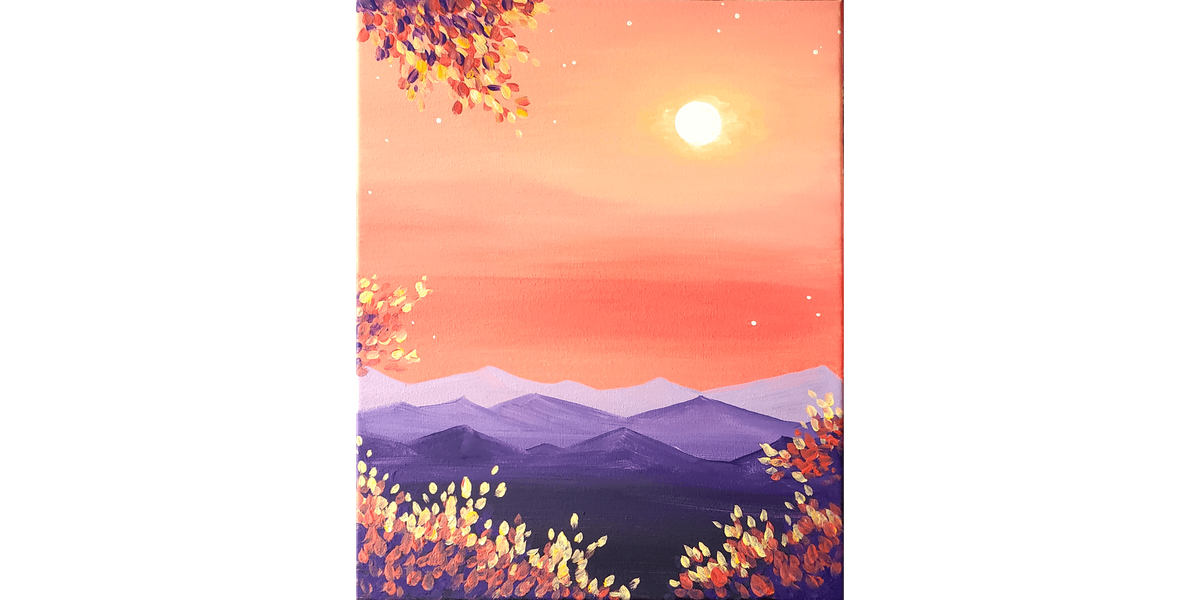 Autumn Mountain Evening - Paint and Sip in Tyler | Classpop!\u2122