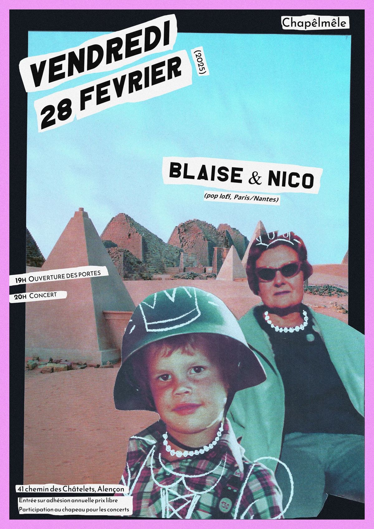 Concert : Blaise & Nico (pop lofi, Paris\/Nantes)