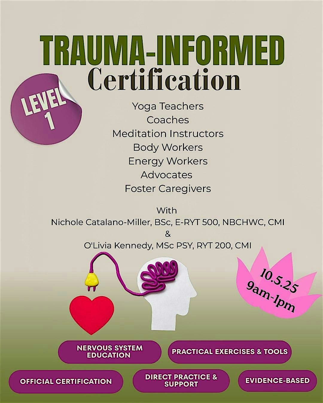 Trauma-Informed Care Certification (Level 1)