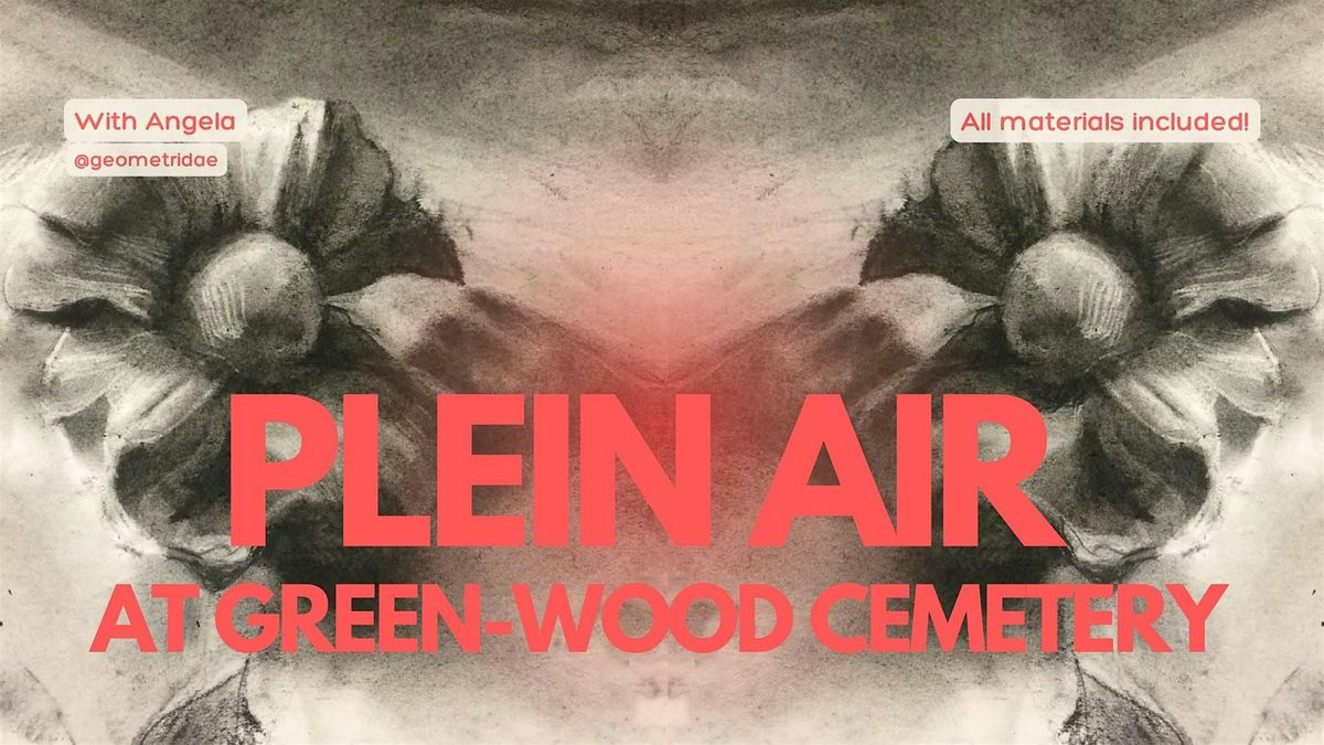 Plein Air Drawing At Green-Wood Cemetery