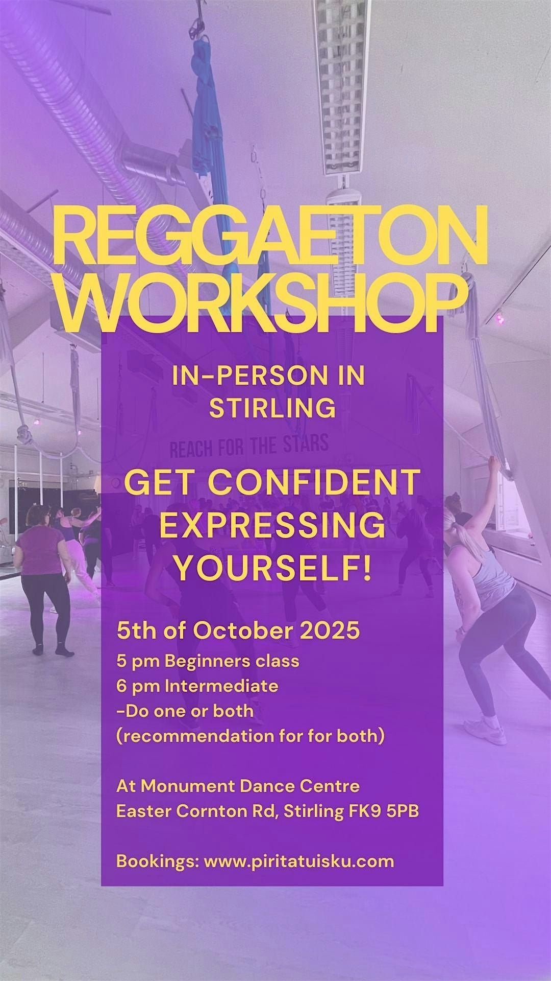 Reggaeton Autumn Workshop : In-person Glasgow!