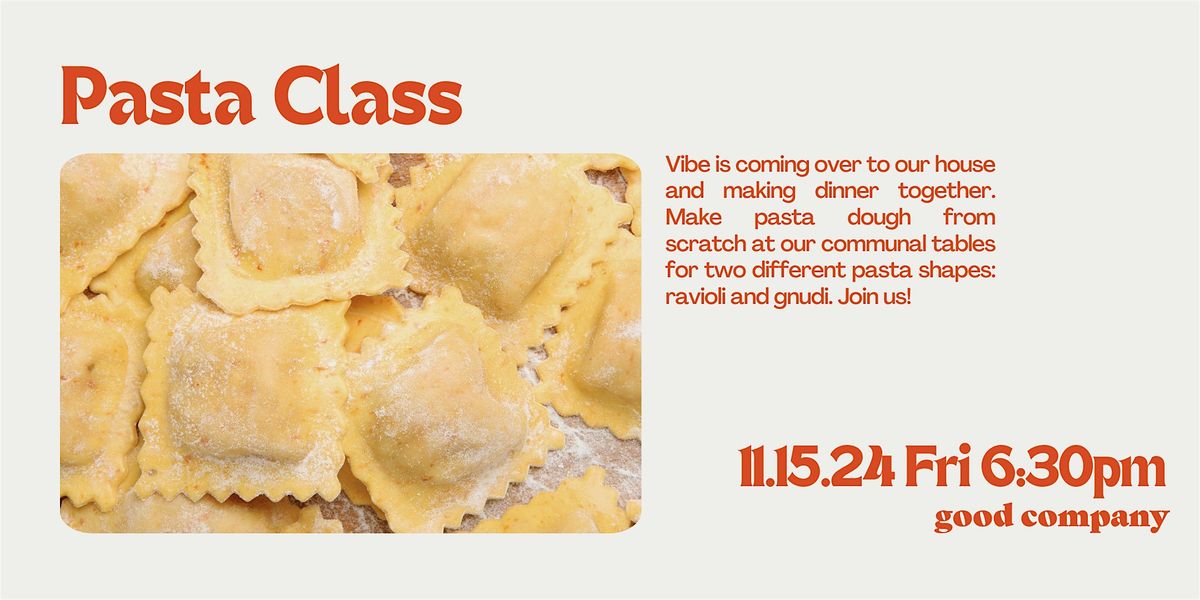 Fall Pasta Cooking Class