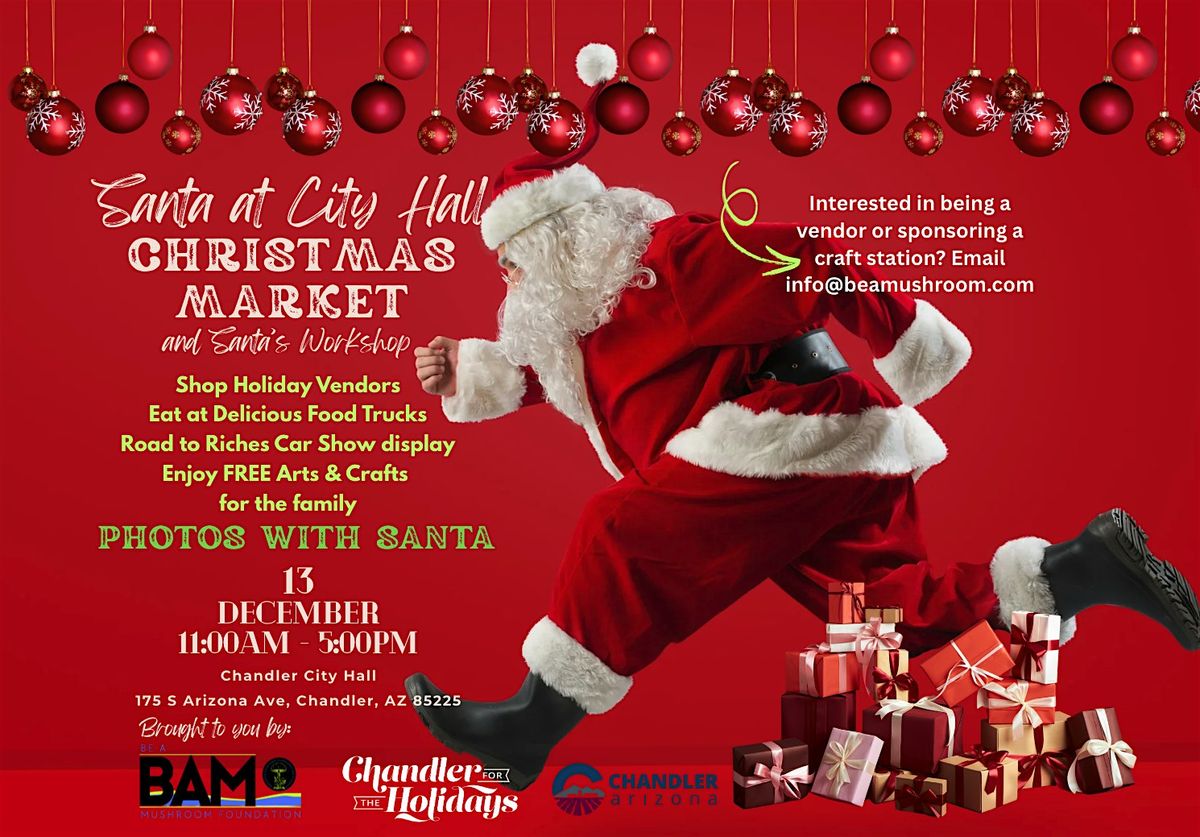 Santa at City Hall | Christmas Market & Santa's Workshop