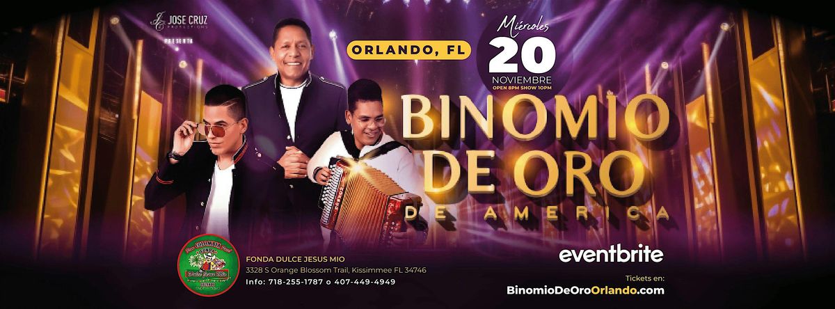 Binomio de Oro de Am\u00e9rica en ORLANDO, FL | Noviembre 20 2024