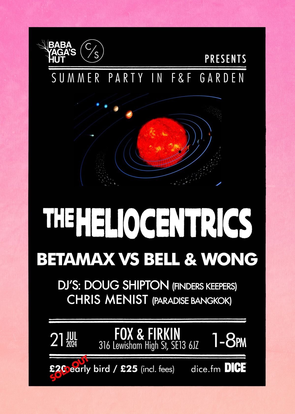 The Heliocentrics - Garden Party + Betamax vs Bell & Wong, Doug Shipton & Chris Menist