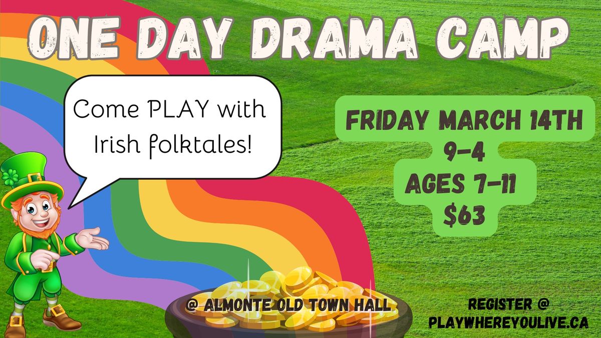 One Day Drama Camp - Exploring Irish Tales