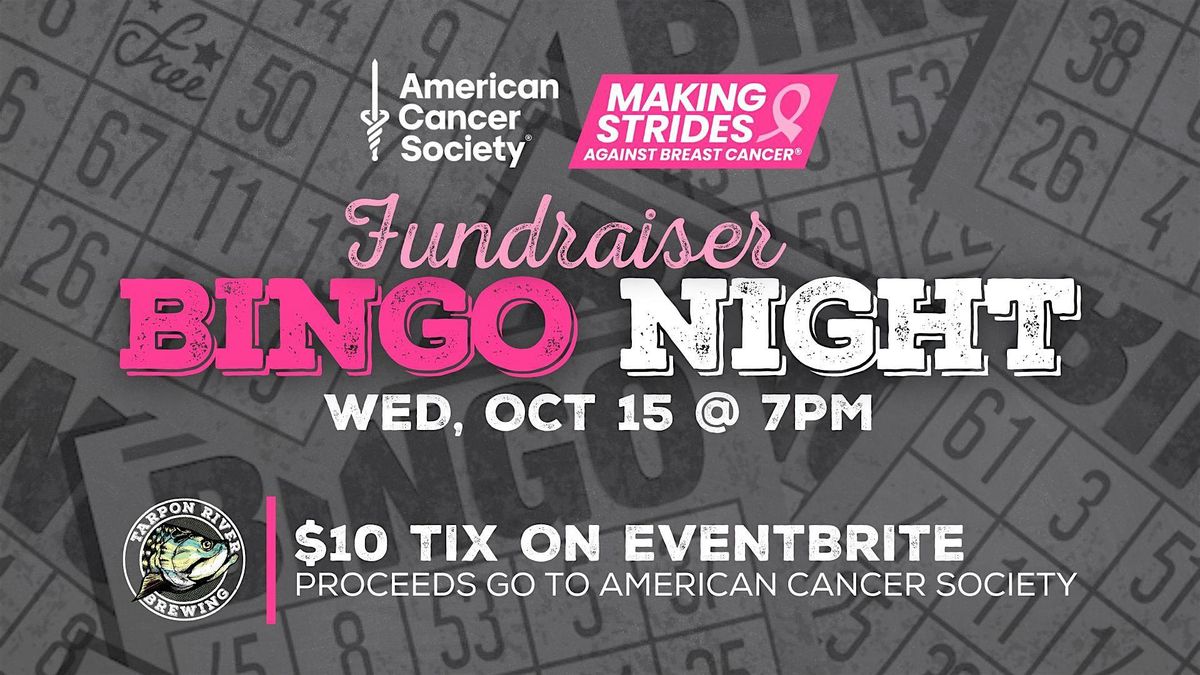 Fundraiser Bingo Night at Tarpon River Brewing