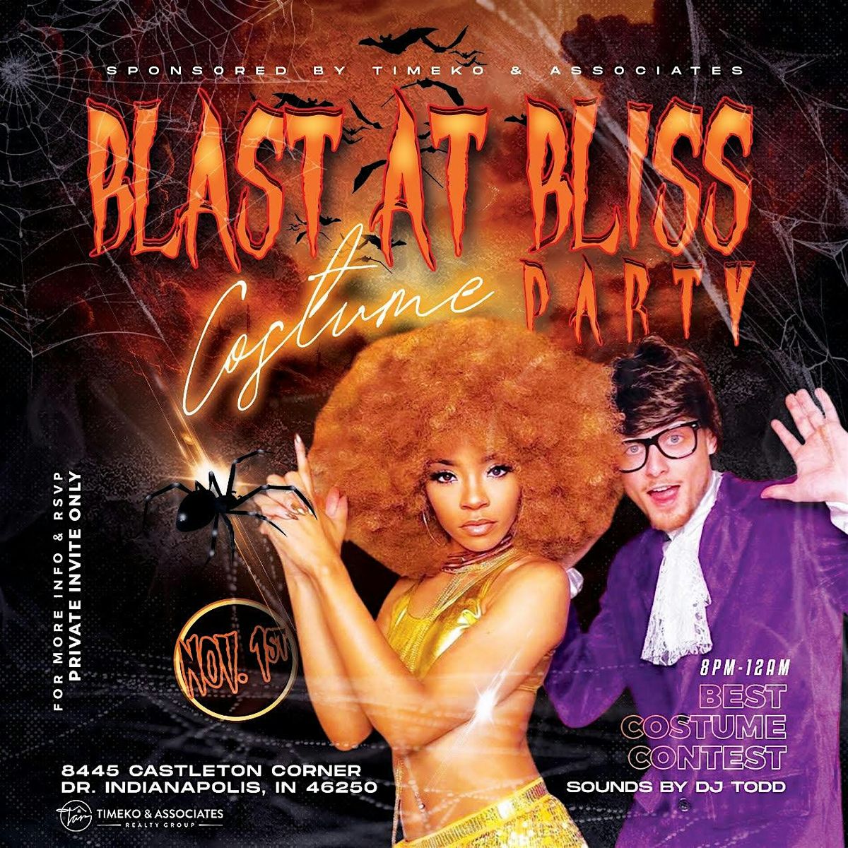 Blast @ Bliss (Adult Only) Costume Party