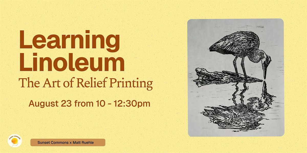 Learning Linoleum: Discover the Art of Relief Printing
