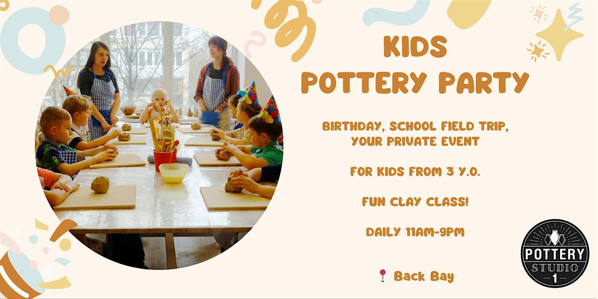 Kids' Pottery Party