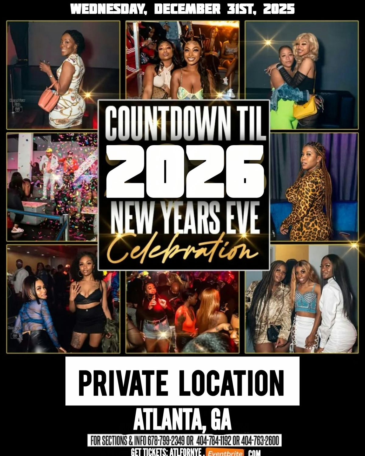 Countdown til 2026 New Years Eve Party
