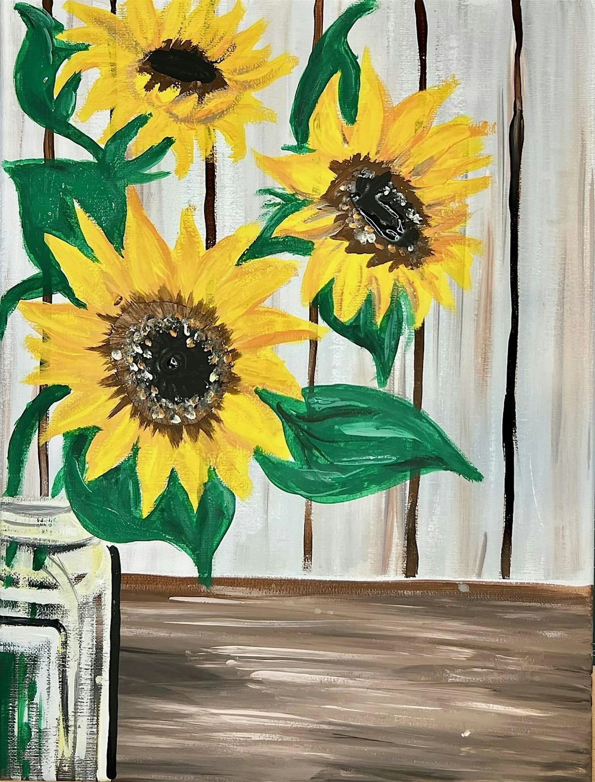 Paint Party - Sunflowers